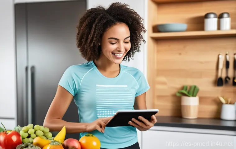 예방의학 관련 학회와 네트워킹 - **Prompt 1: AI-Powered Predictive Health**
    A diverse group of individuals, including men and wom...